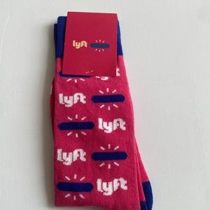 Socks Unisex Adults with Lyft Logo Bright colors New with Tags O/S Giftable